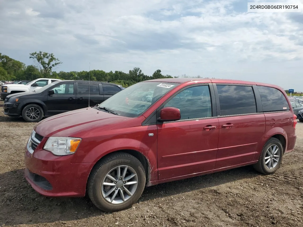 2014 Dodge Grand Caravan Se VIN: 2C4RDGBG6ER190754 Lot: 70169324