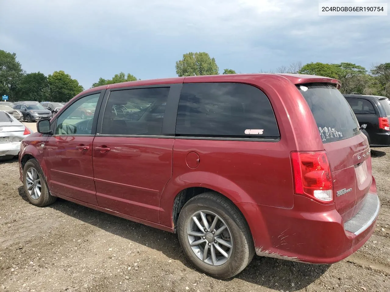 2C4RDGBG6ER190754 2014 Dodge Grand Caravan Se