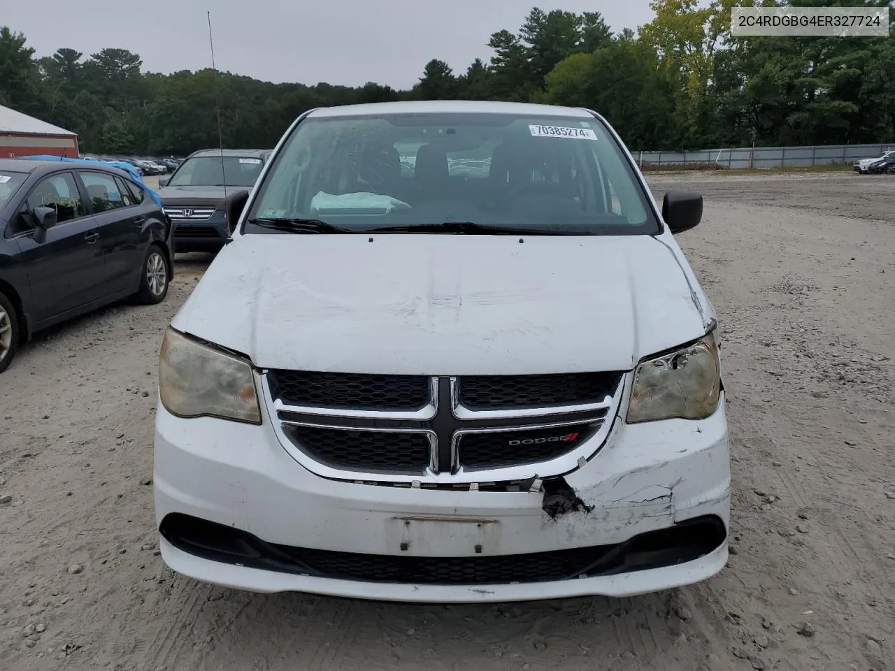 2014 Dodge Grand Caravan Se VIN: 2C4RDGBG4ER327724 Lot: 70385274