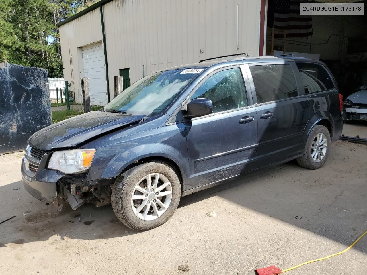 2014 Dodge Grand Caravan Sxt VIN: 2C4RDGCG1ER173178 Lot: 70450764