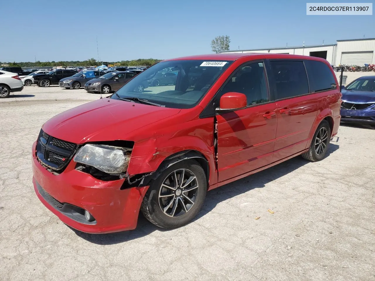 2C4RDGCG7ER113907 2014 Dodge Grand Caravan Sxt