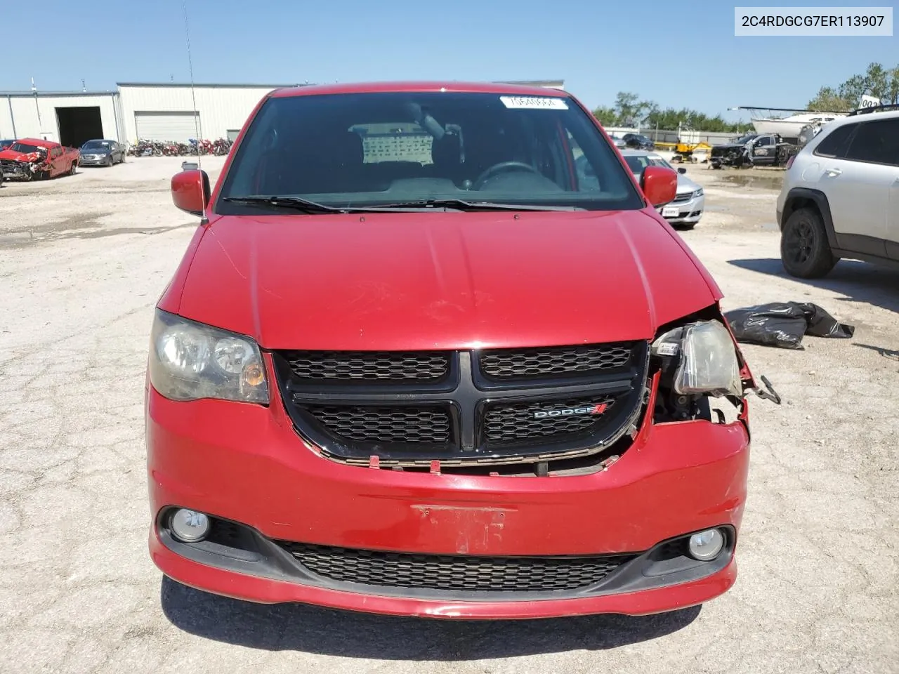 2C4RDGCG7ER113907 2014 Dodge Grand Caravan Sxt