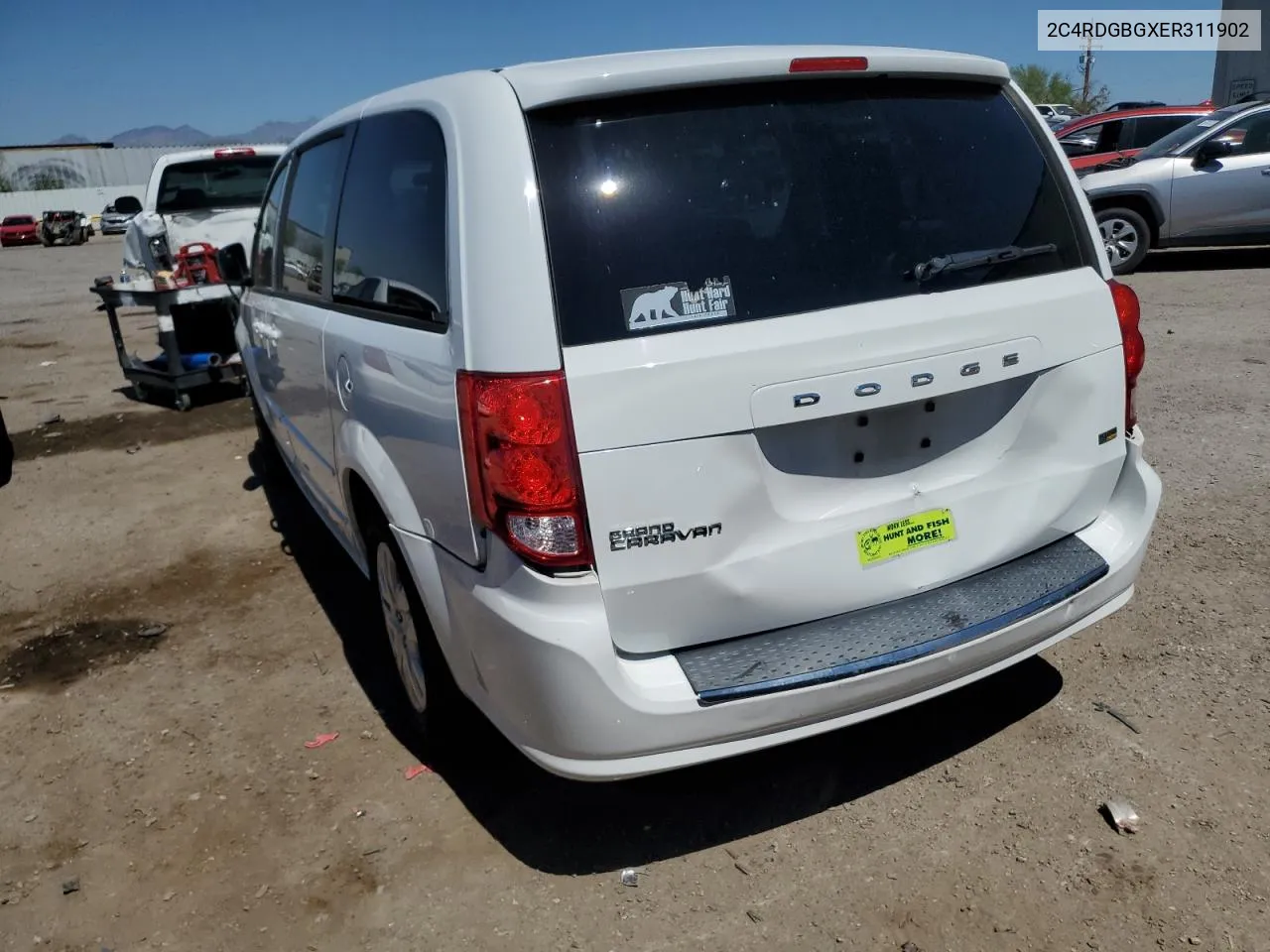 2014 Dodge Grand Caravan Se VIN: 2C4RDGBGXER311902 Lot: 70867884