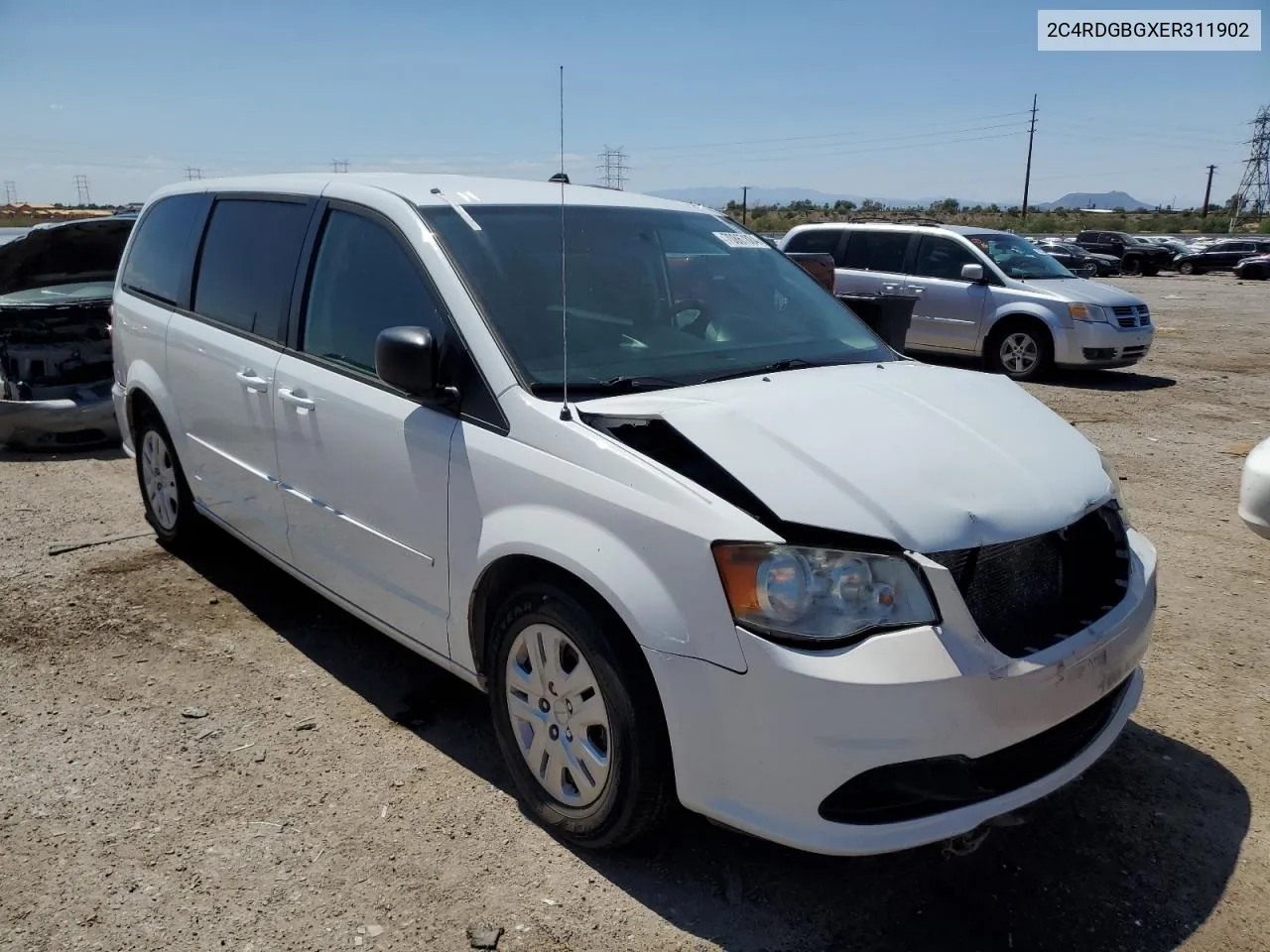 2014 Dodge Grand Caravan Se VIN: 2C4RDGBGXER311902 Lot: 70867884