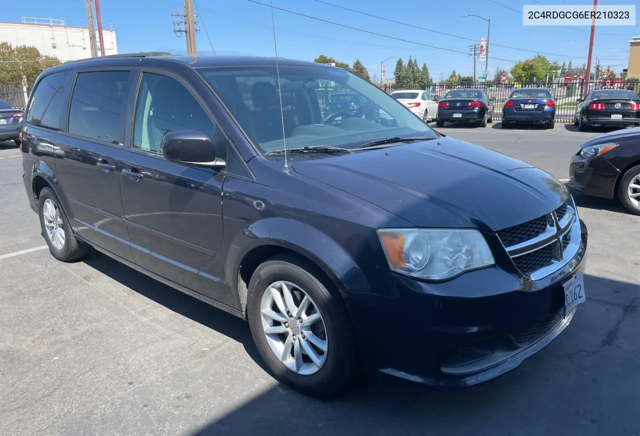 2C4RDGCG6ER210323 2014 Dodge Grand Caravan Sxt