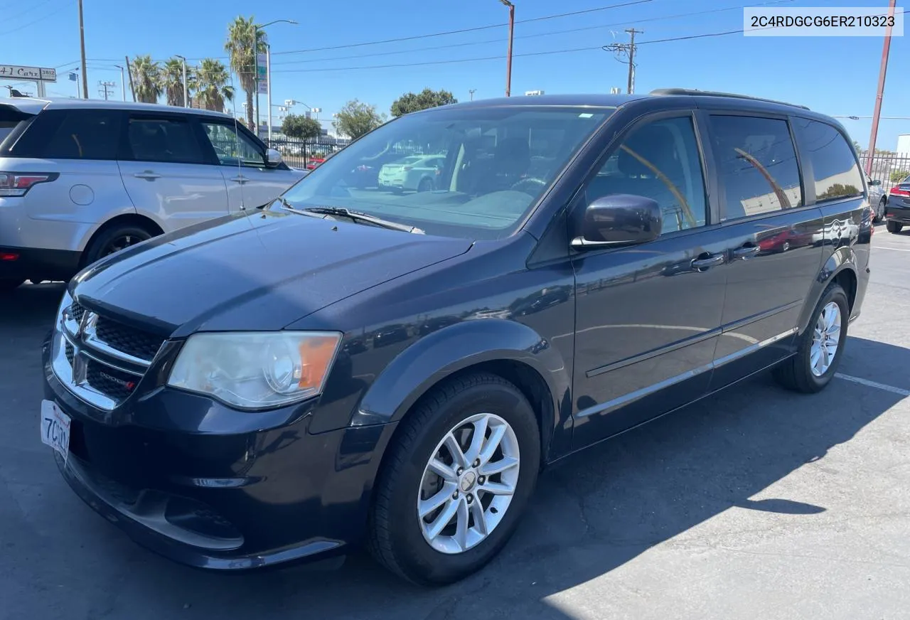 2014 Dodge Grand Caravan Sxt VIN: 2C4RDGCG6ER210323 Lot: 70874724