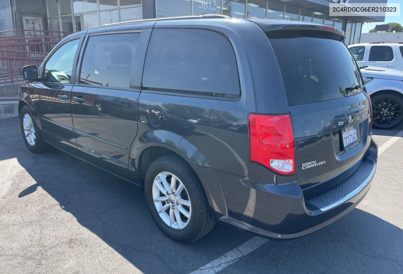 2014 Dodge Grand Caravan Sxt VIN: 2C4RDGCG6ER210323 Lot: 70874724