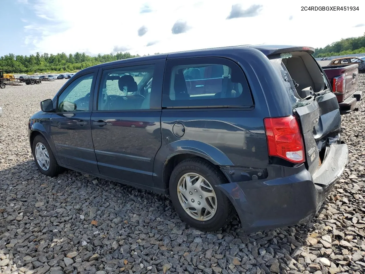 2014 Dodge Grand Caravan Se VIN: 2C4RDGBGXER451934 Lot: 71005684