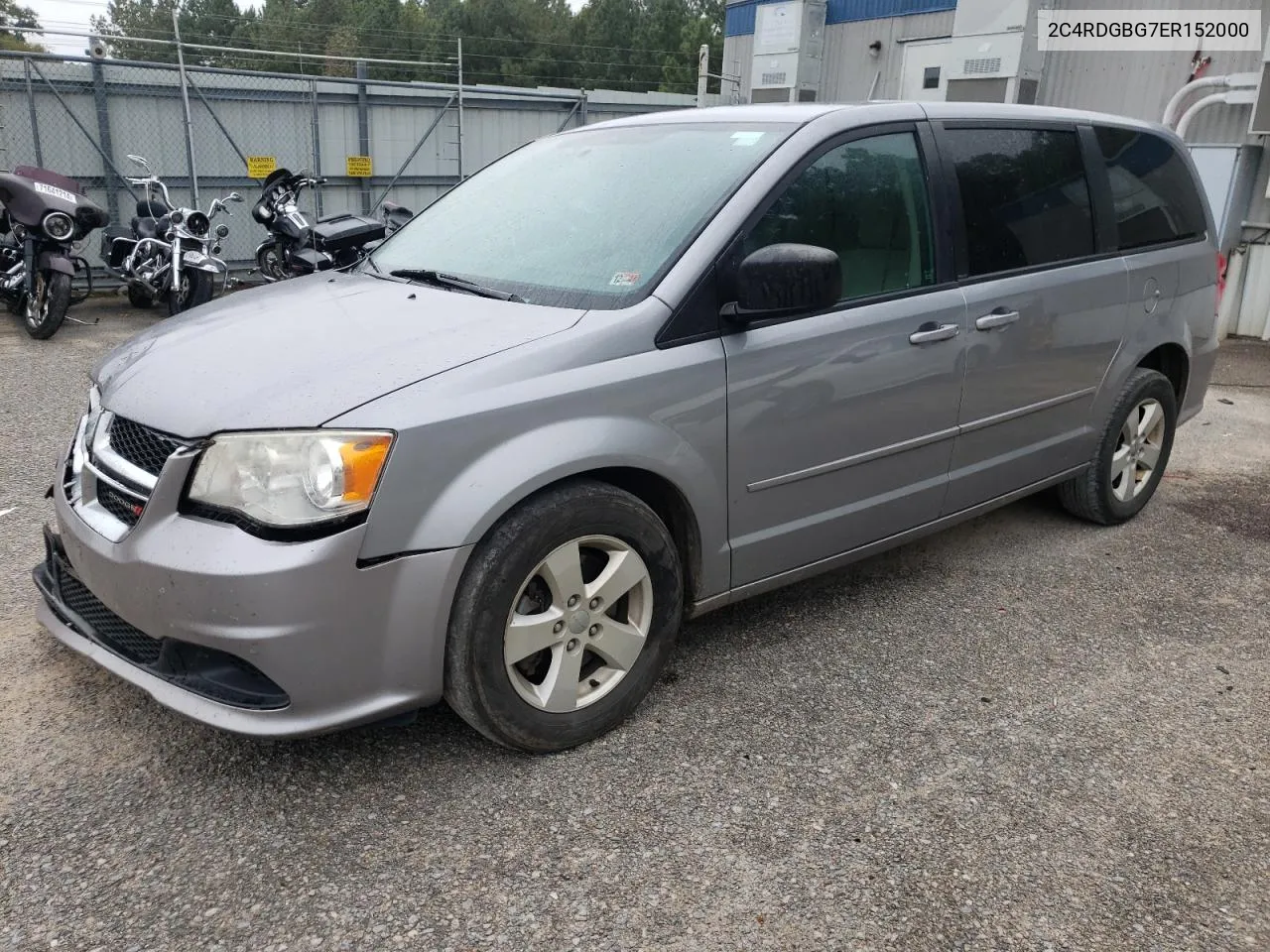 2014 Dodge Grand Caravan Se VIN: 2C4RDGBG7ER152000 Lot: 71077554