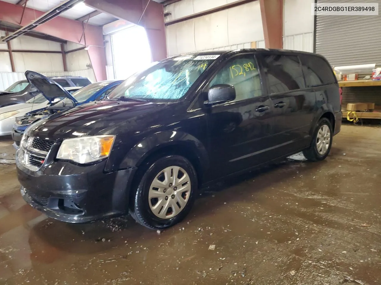 2014 Dodge Grand Caravan Se VIN: 2C4RDGBG1ER389498 Lot: 71234134