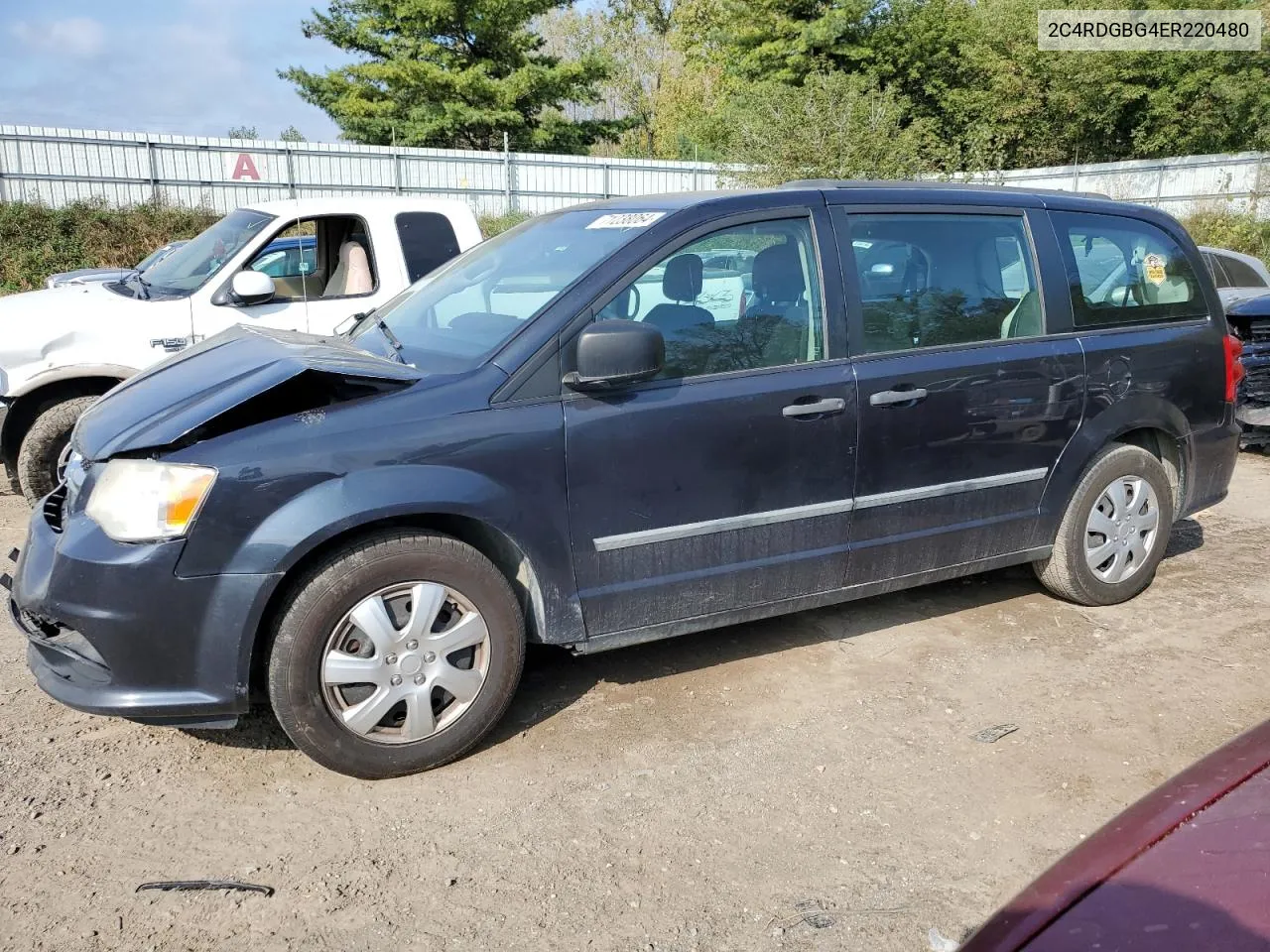 2014 Dodge Grand Caravan Se VIN: 2C4RDGBG4ER220480 Lot: 71238064