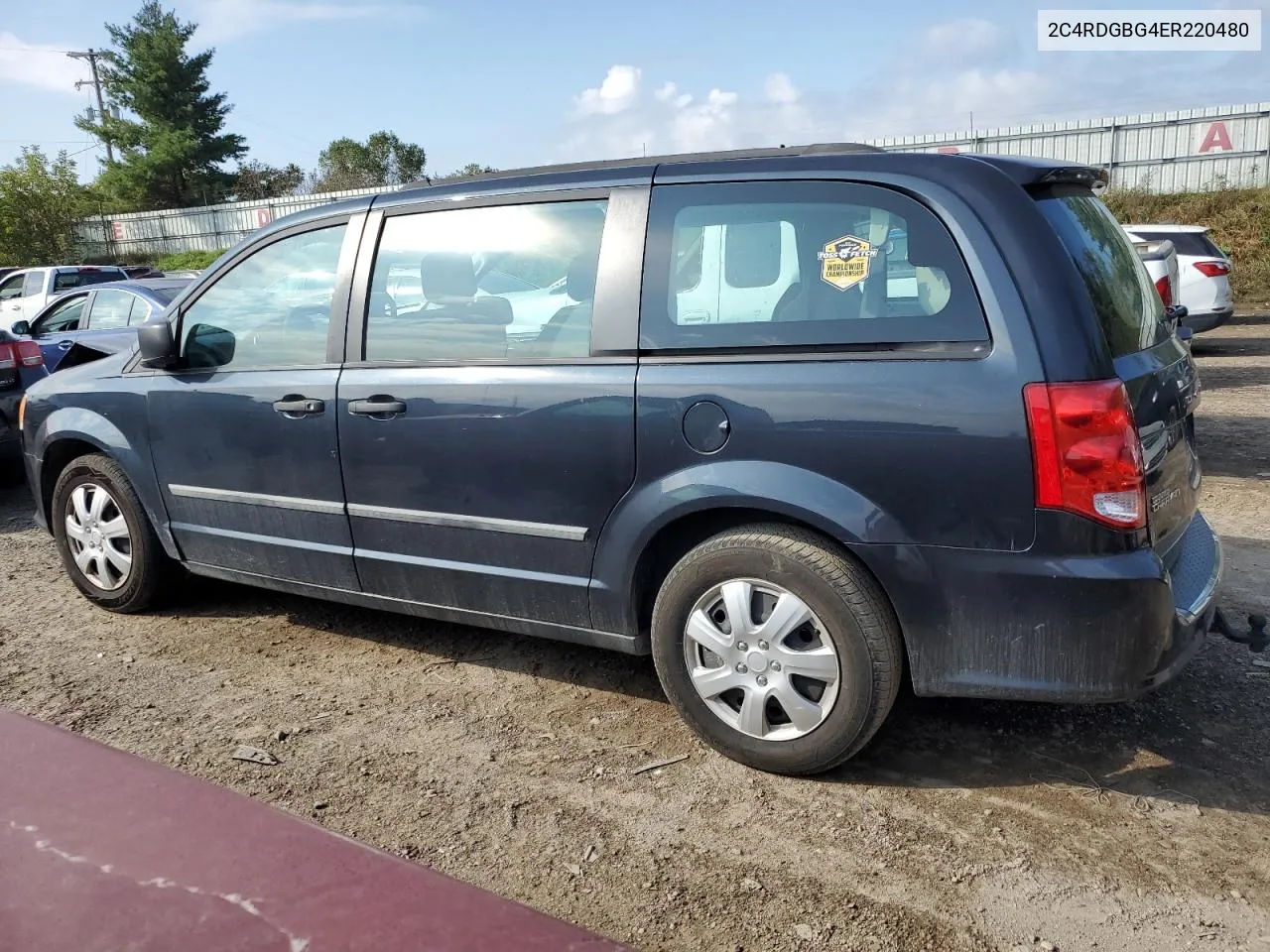 2014 Dodge Grand Caravan Se VIN: 2C4RDGBG4ER220480 Lot: 71238064