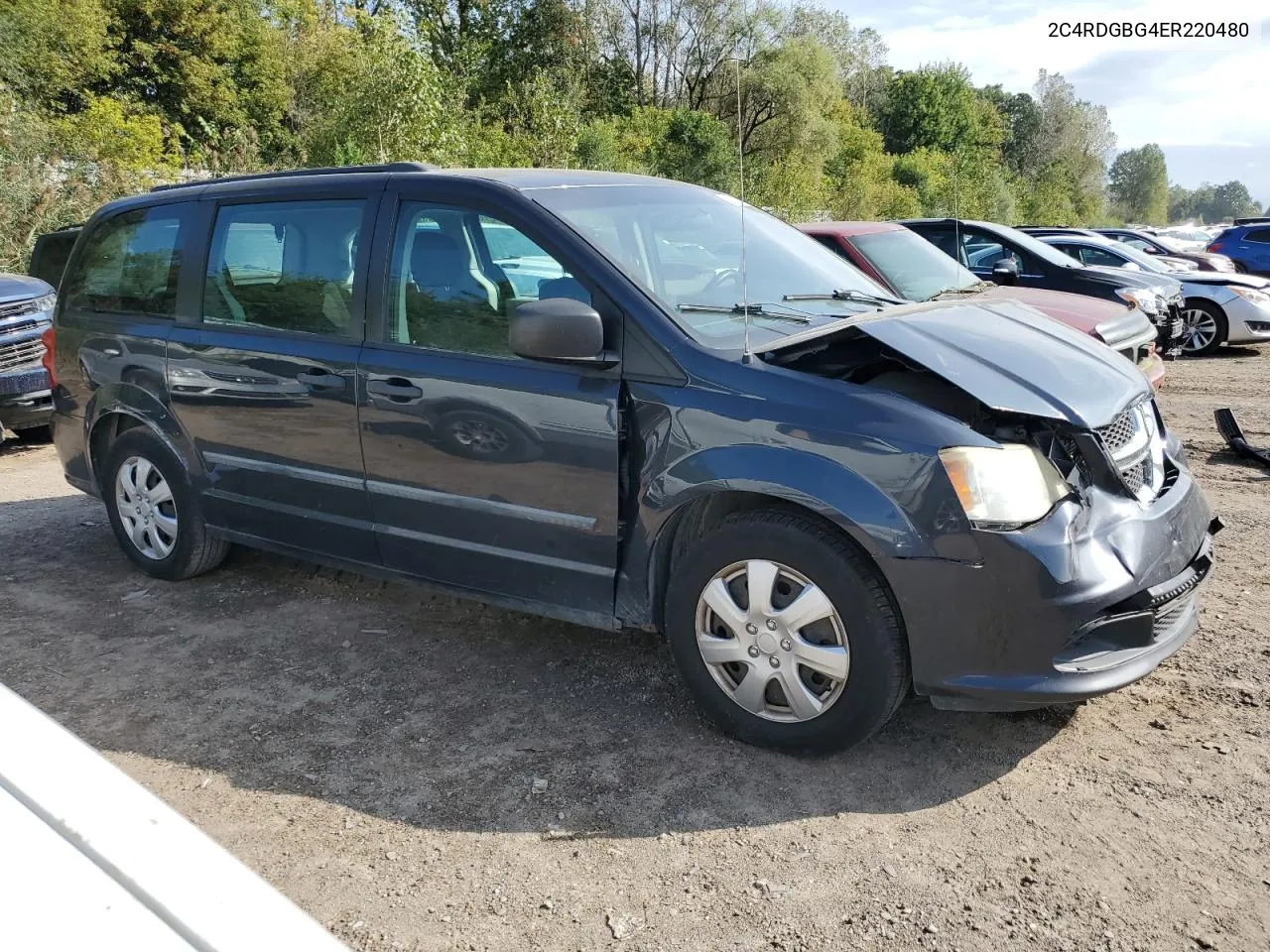 2014 Dodge Grand Caravan Se VIN: 2C4RDGBG4ER220480 Lot: 71238064