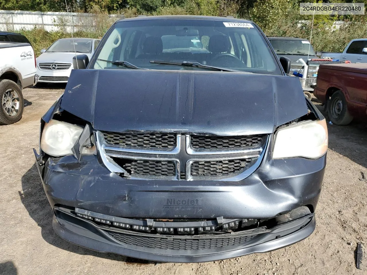 2014 Dodge Grand Caravan Se VIN: 2C4RDGBG4ER220480 Lot: 71238064