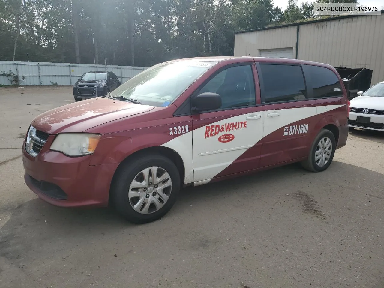 2014 Dodge Grand Caravan Se VIN: 2C4RDGBGXER196976 Lot: 71444314