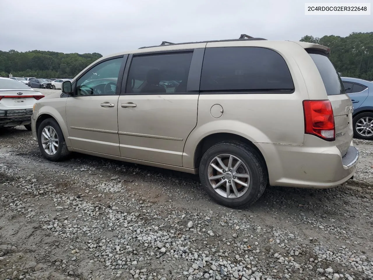 2C4RDGCG2ER322648 2014 Dodge Grand Caravan Sxt