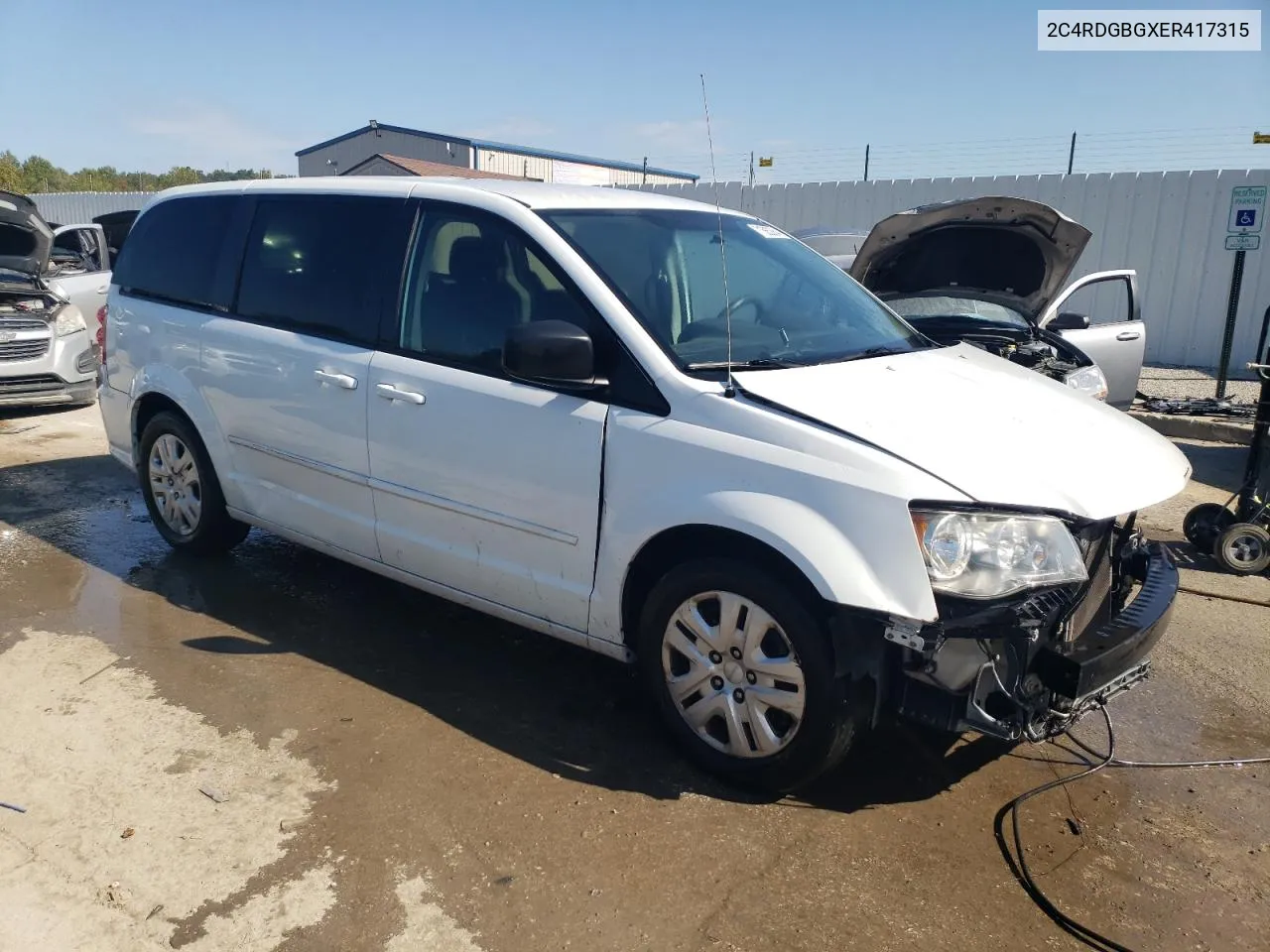 2014 Dodge Grand Caravan Se VIN: 2C4RDGBGXER417315 Lot: 71565364