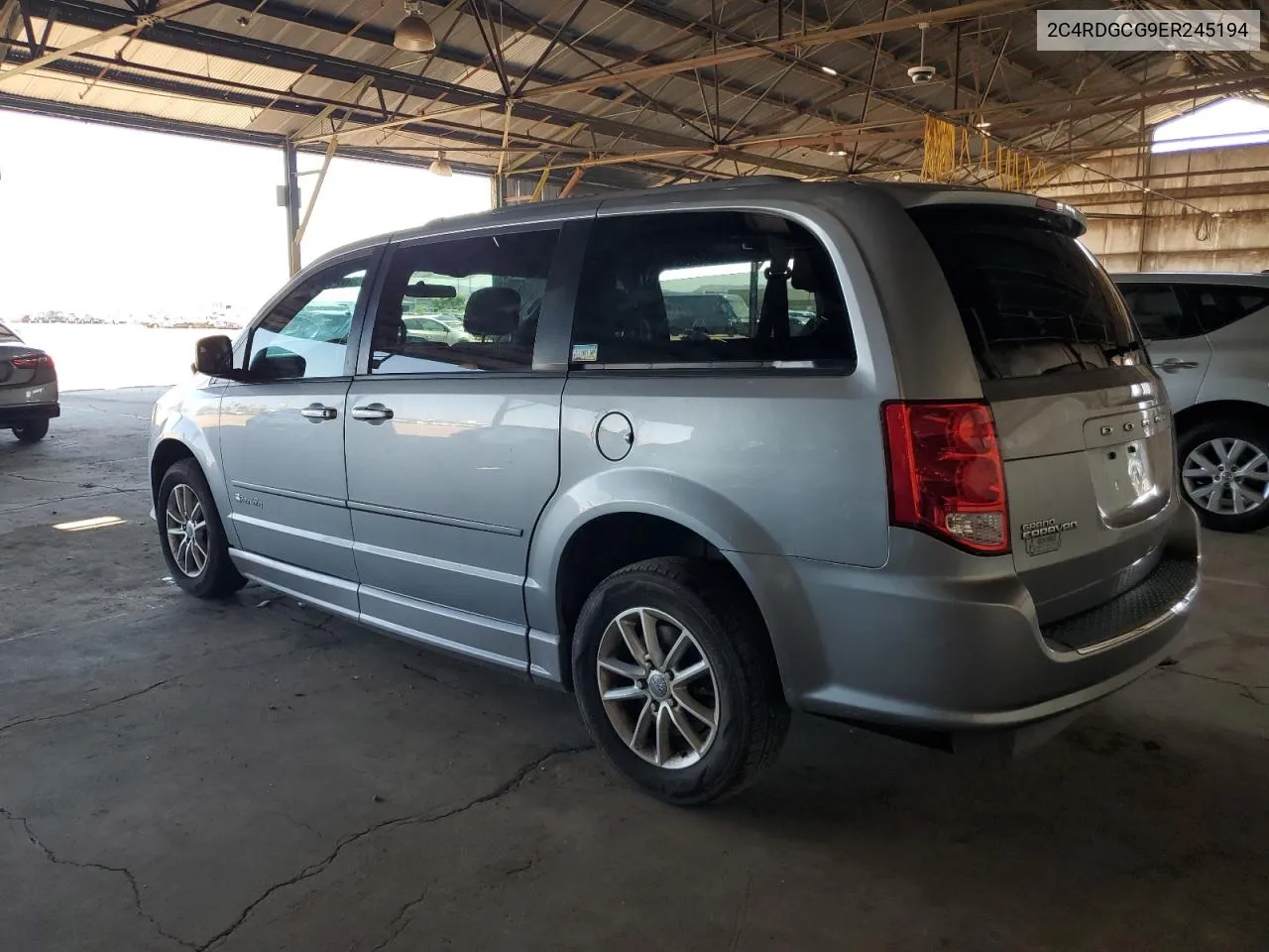 2014 Dodge Grand Caravan Sxt VIN: 2C4RDGCG9ER245194 Lot: 71665434