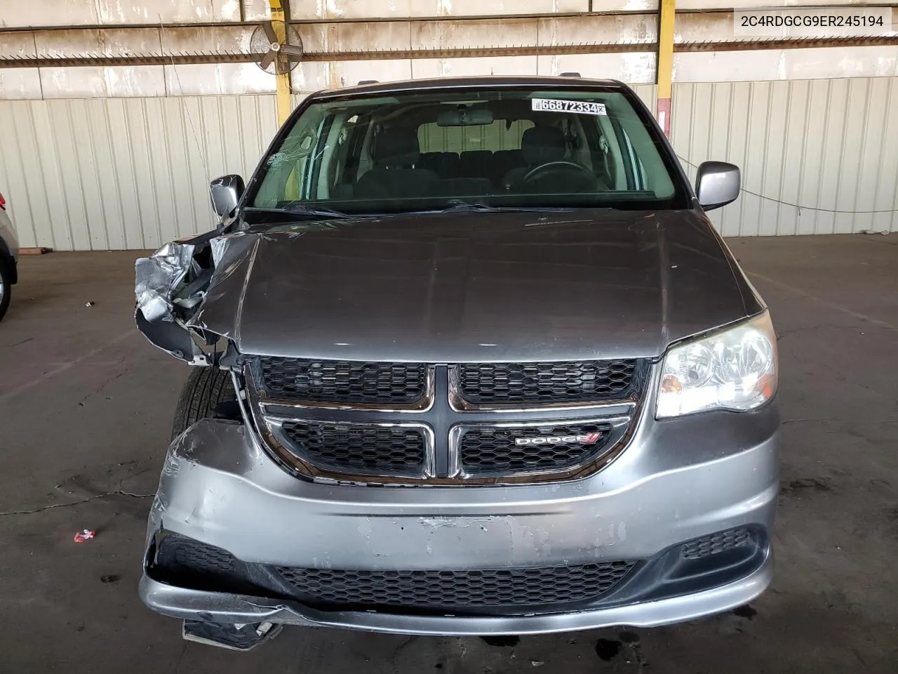 2014 Dodge Grand Caravan Sxt VIN: 2C4RDGCG9ER245194 Lot: 71665434