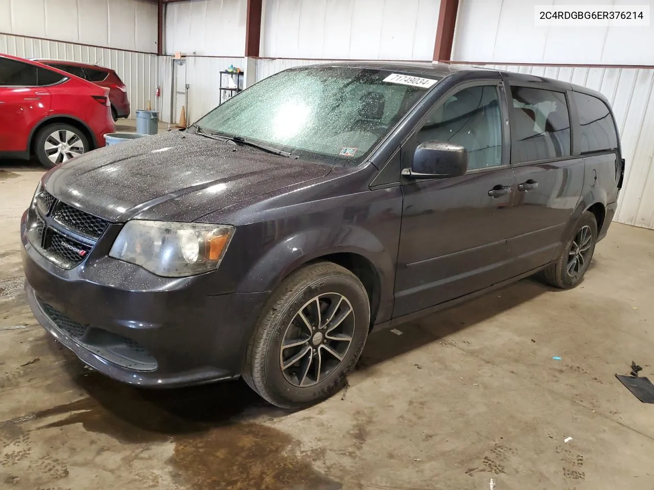 2014 Dodge Grand Caravan Se VIN: 2C4RDGBG6ER376214 Lot: 71749034