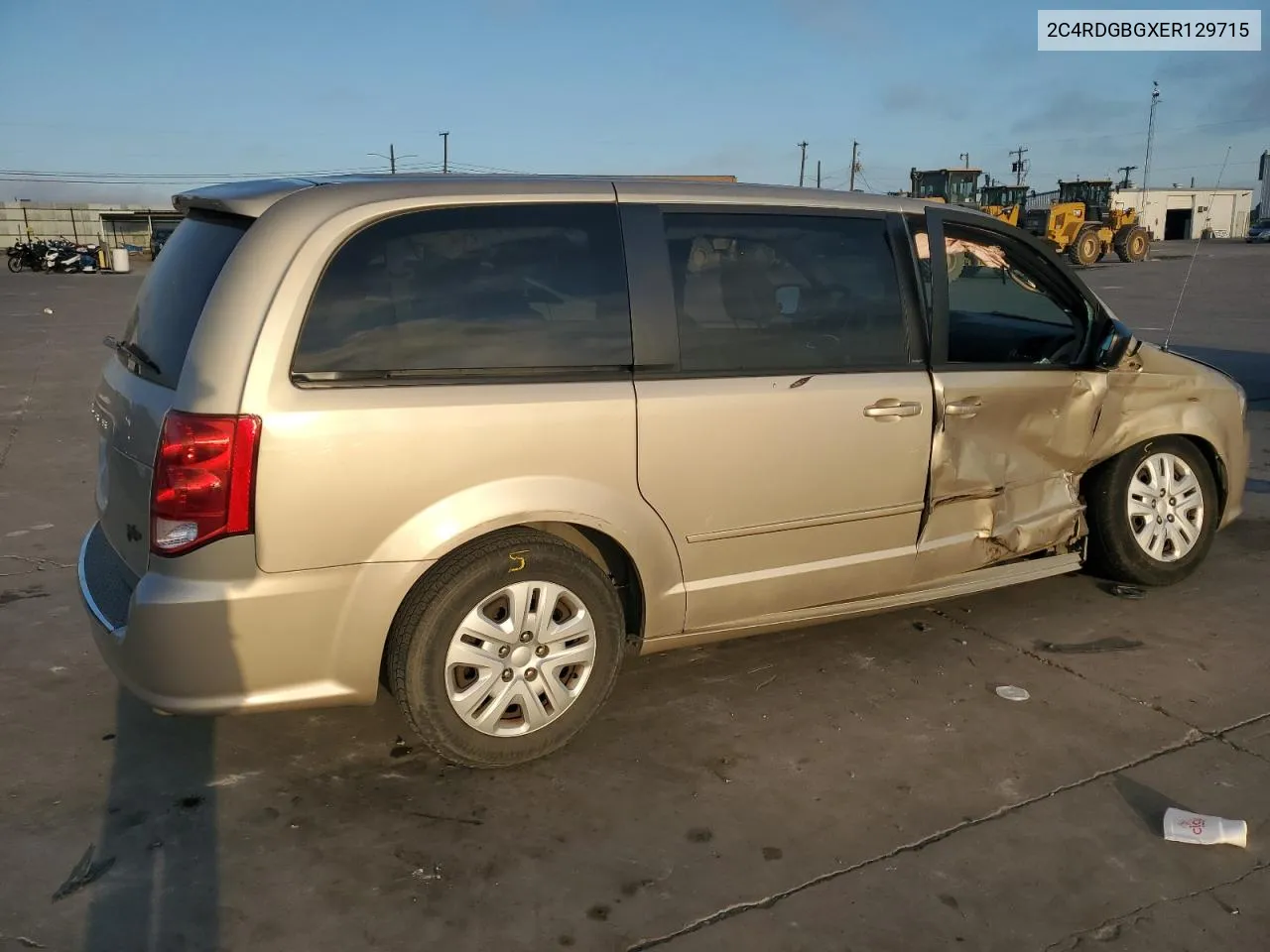 2014 Dodge Grand Caravan Se VIN: 2C4RDGBGXER129715 Lot: 71946254