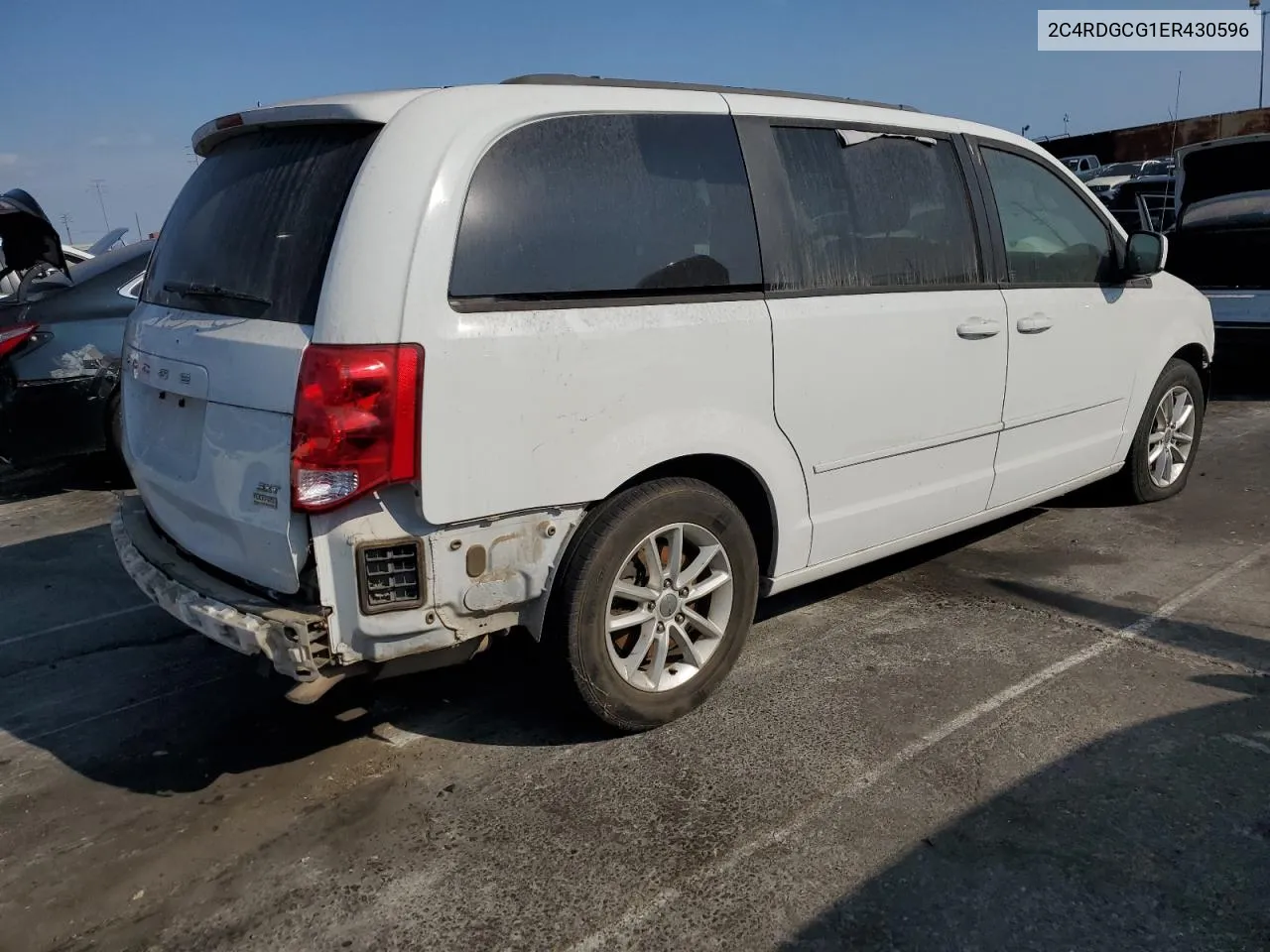 2014 Dodge Grand Caravan Sxt VIN: 2C4RDGCG1ER430596 Lot: 72000184