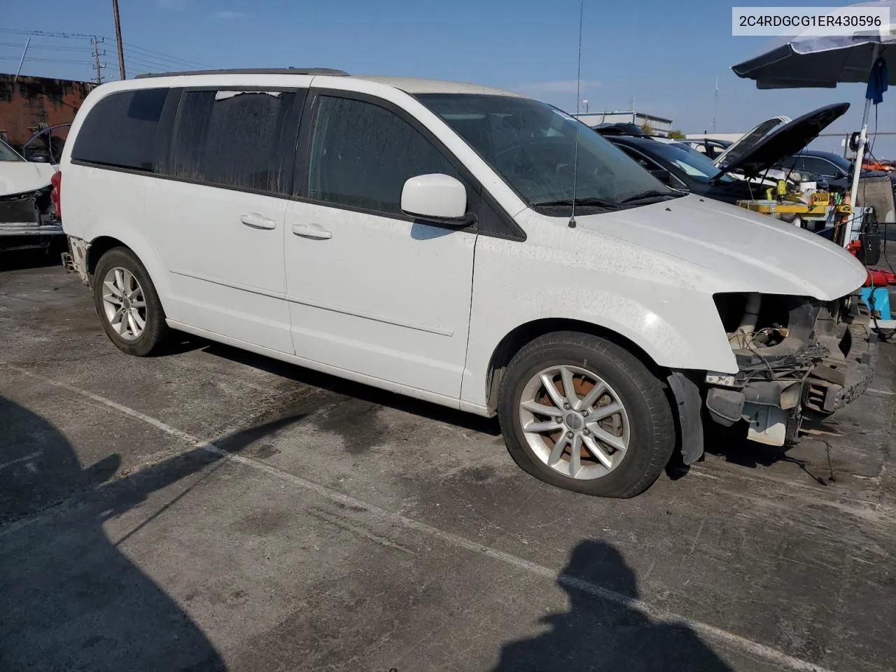 2014 Dodge Grand Caravan Sxt VIN: 2C4RDGCG1ER430596 Lot: 72000184