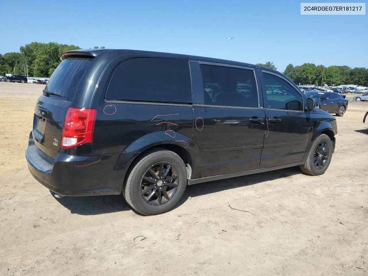 2014 Dodge Grand Caravan R/T VIN: 2C4RDGEG7ER181217 Lot: 72166874