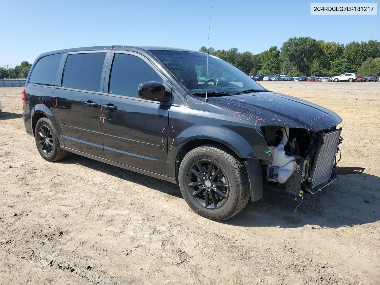 2014 Dodge Grand Caravan R/T VIN: 2C4RDGEG7ER181217 Lot: 72166874