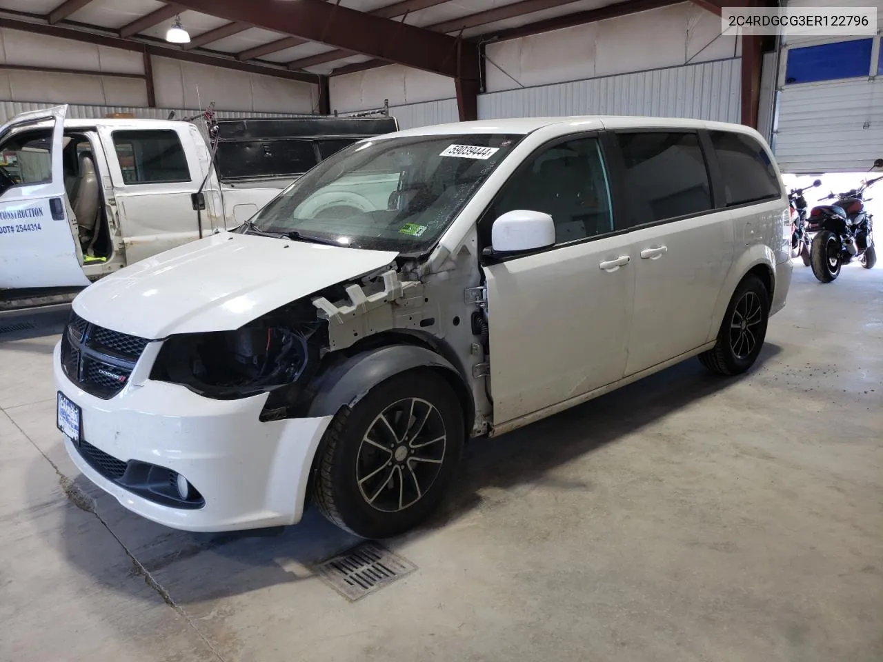 2014 Dodge Grand Caravan Sxt VIN: 2C4RDGCG3ER122796 Lot: 72310524