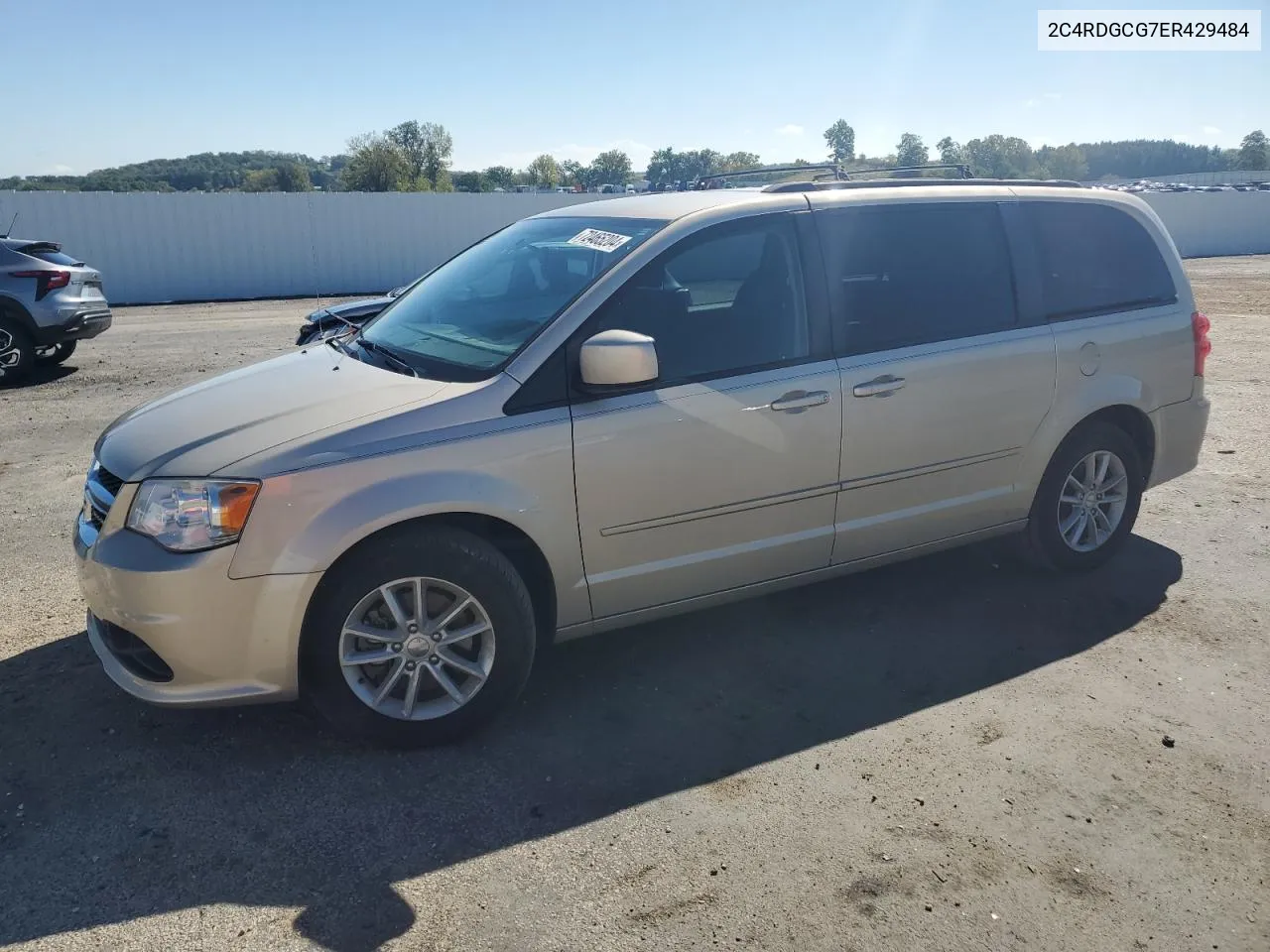 2014 Dodge Grand Caravan Sxt VIN: 2C4RDGCG7ER429484 Lot: 72465204