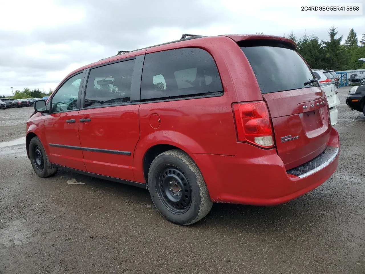 2014 Dodge Grand Caravan Se VIN: 2C4RDGBG5ER415858 Lot: 72618414