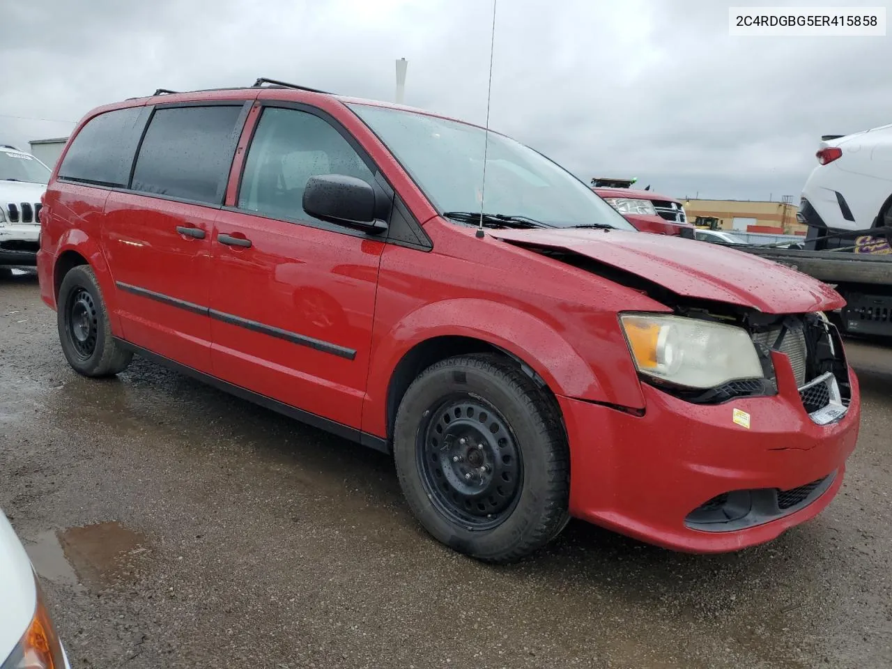 2014 Dodge Grand Caravan Se VIN: 2C4RDGBG5ER415858 Lot: 72618414