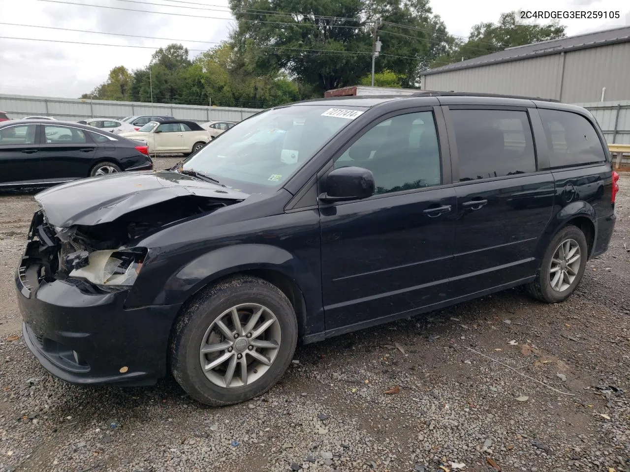 2014 Dodge Grand Caravan R/T VIN: 2C4RDGEG3ER259105 Lot: 72717414