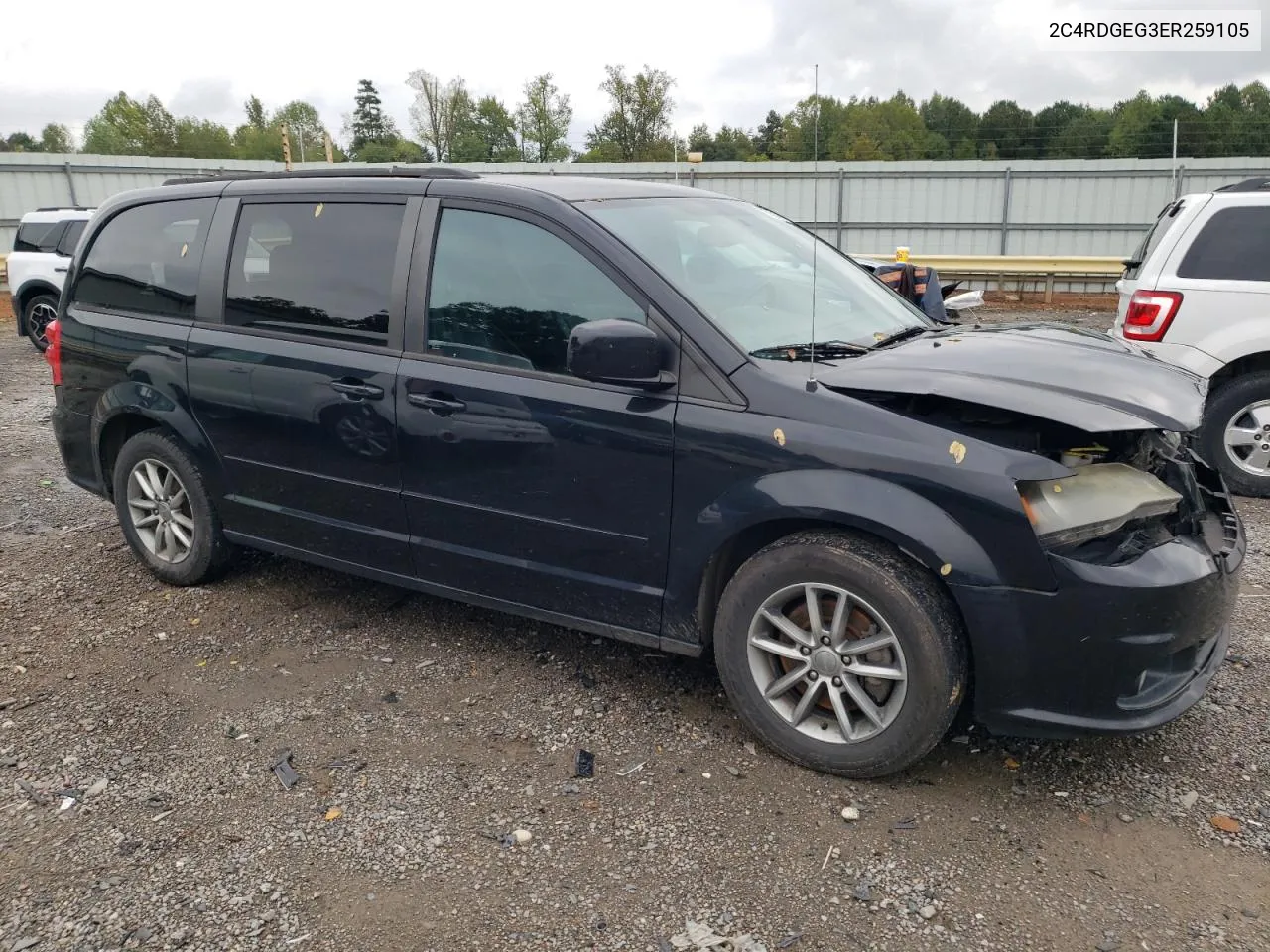 2014 Dodge Grand Caravan R/T VIN: 2C4RDGEG3ER259105 Lot: 72717414