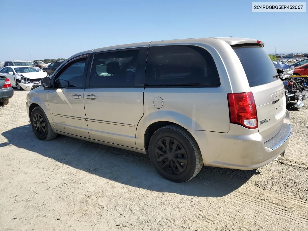 2014 Dodge Grand Caravan Se VIN: 2C4RDGBG5ER452067 Lot: 72835164