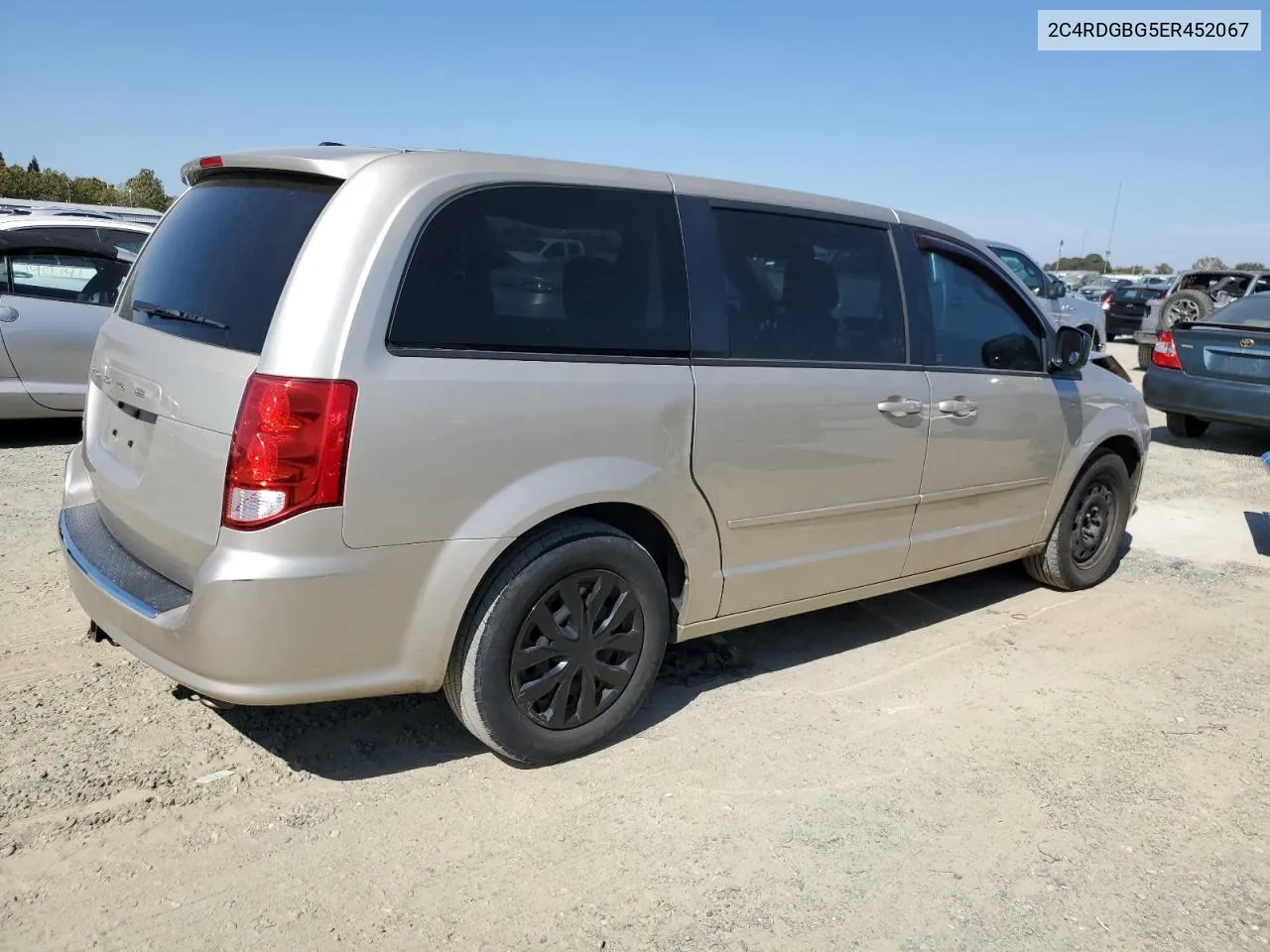 2014 Dodge Grand Caravan Se VIN: 2C4RDGBG5ER452067 Lot: 72835164