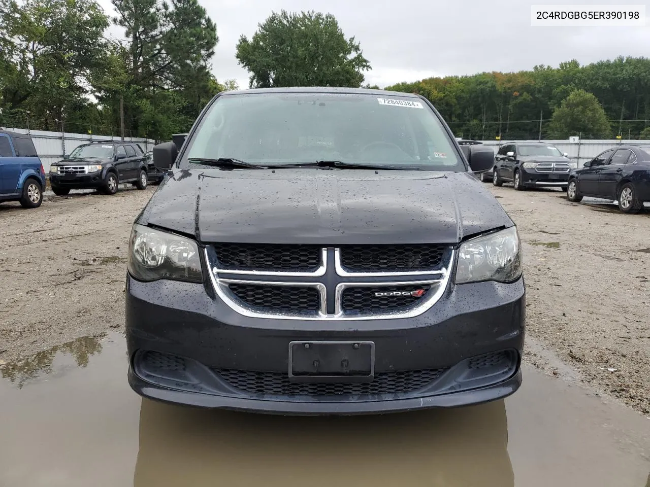 2014 Dodge Grand Caravan Se VIN: 2C4RDGBG5ER390198 Lot: 72840384