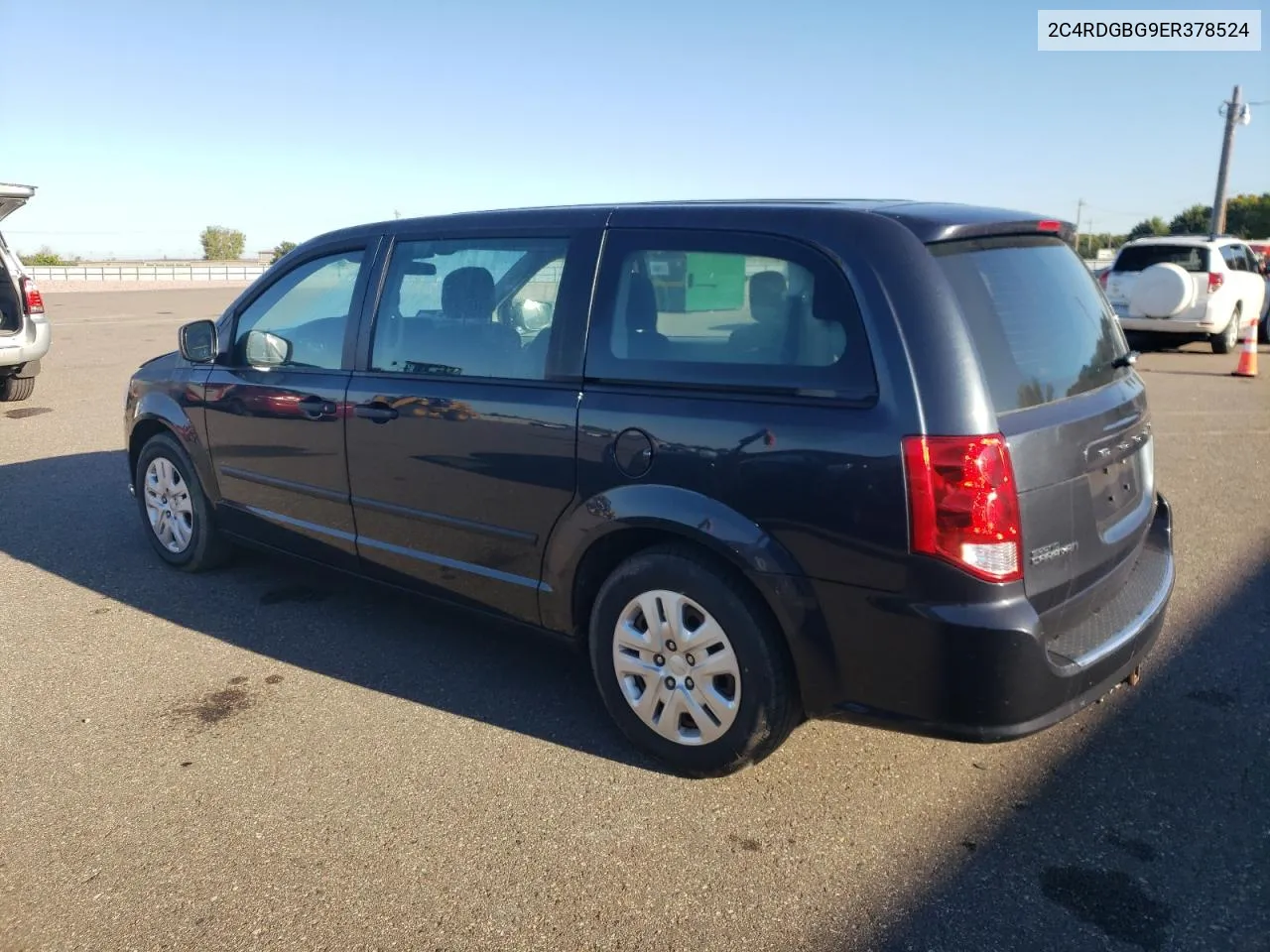 2C4RDGBG9ER378524 2014 Dodge Grand Caravan Se