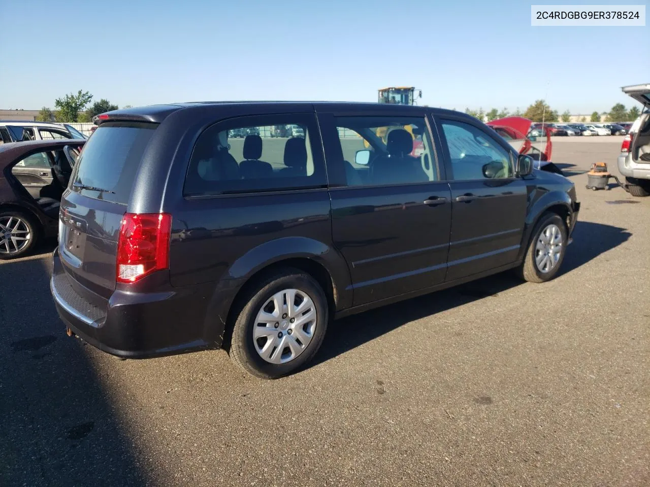 2C4RDGBG9ER378524 2014 Dodge Grand Caravan Se