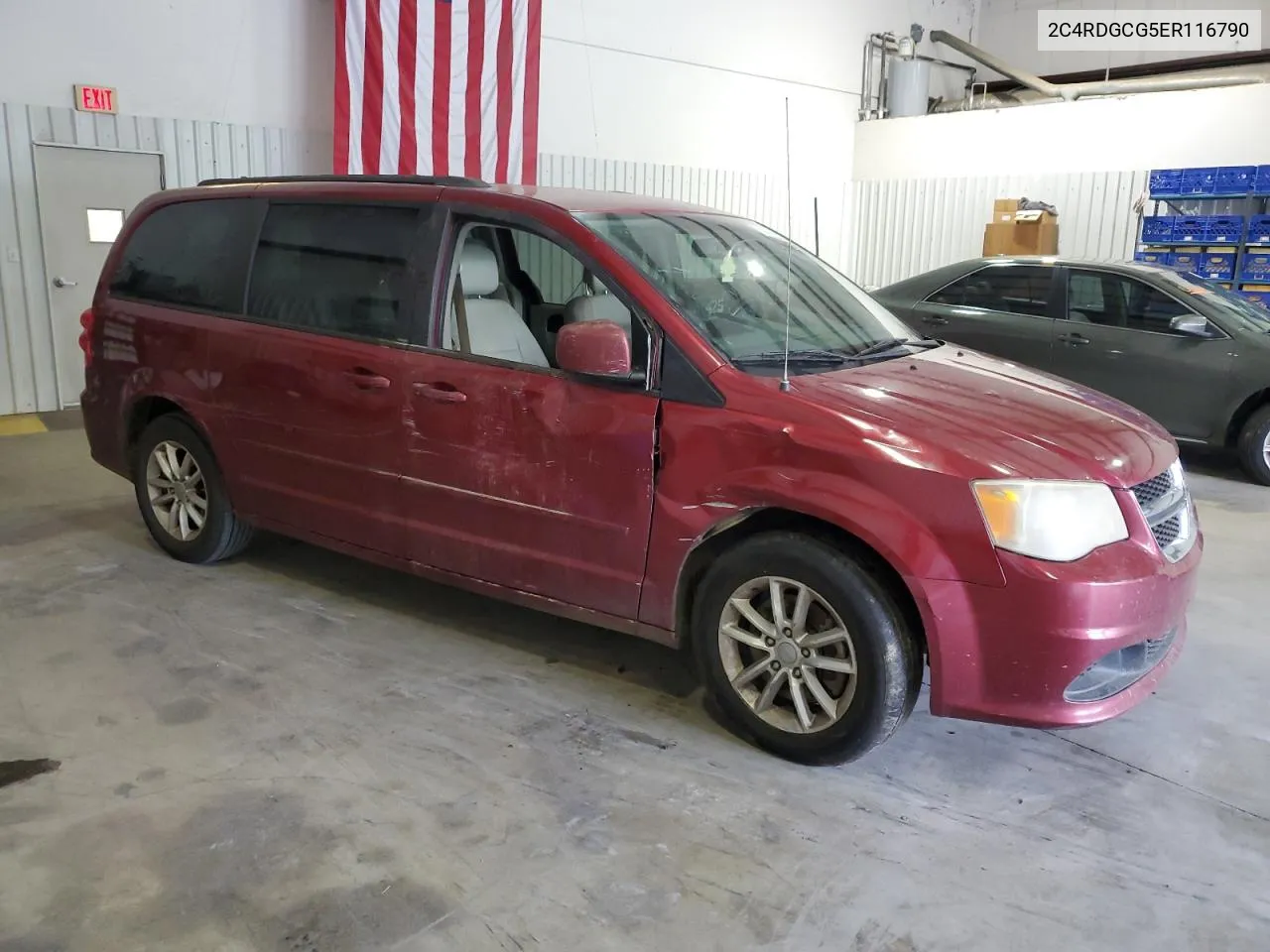 2014 Dodge Grand Caravan Sxt VIN: 2C4RDGCG5ER116790 Lot: 73025694