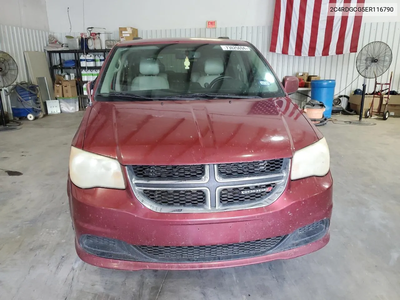 2014 Dodge Grand Caravan Sxt VIN: 2C4RDGCG5ER116790 Lot: 73025694