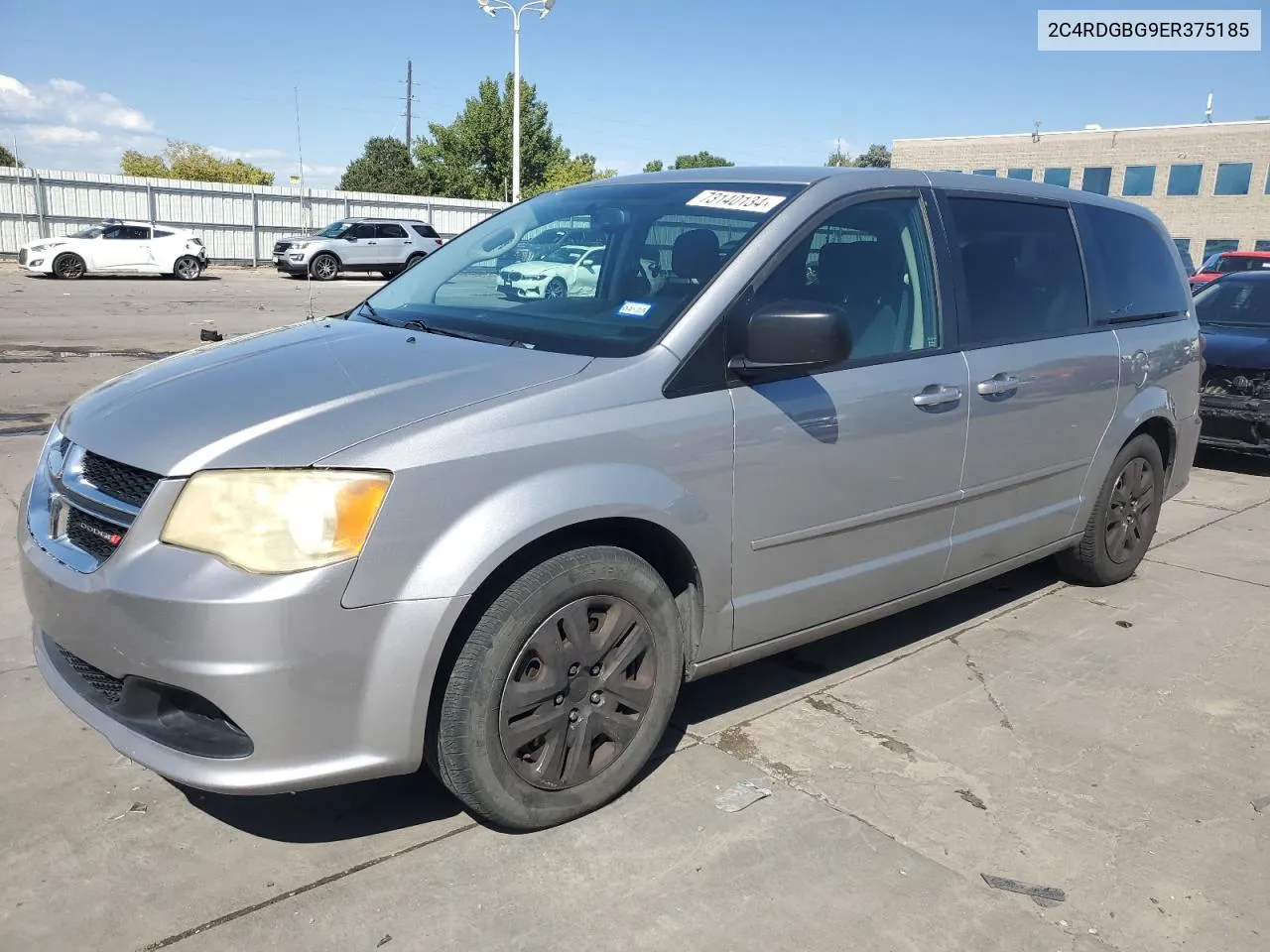 2C4RDGBG9ER375185 2014 Dodge Grand Caravan Se