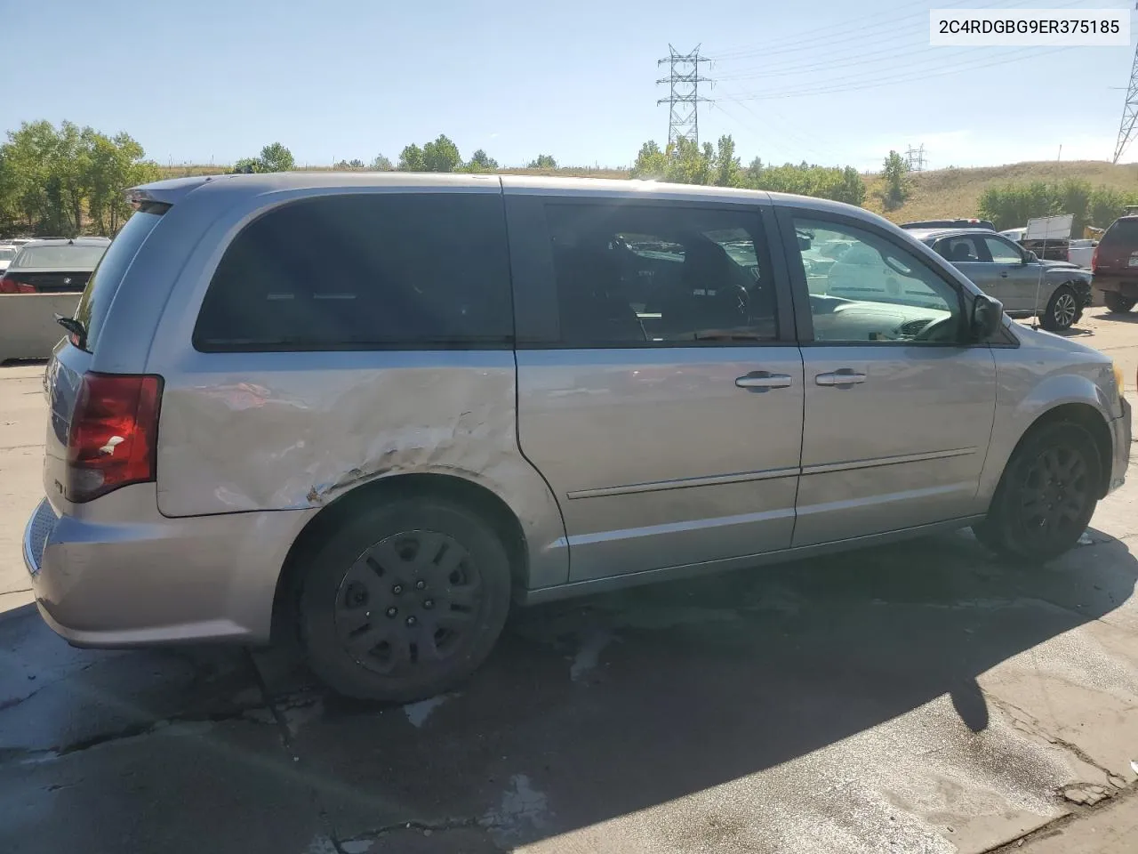 2C4RDGBG9ER375185 2014 Dodge Grand Caravan Se