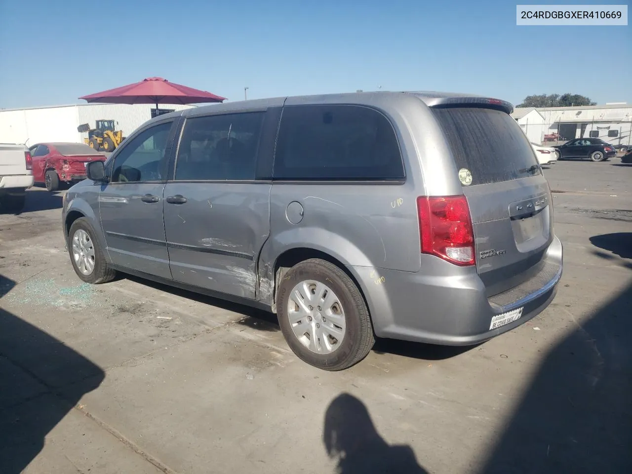 2014 Dodge Grand Caravan Se VIN: 2C4RDGBGXER410669 Lot: 73151664