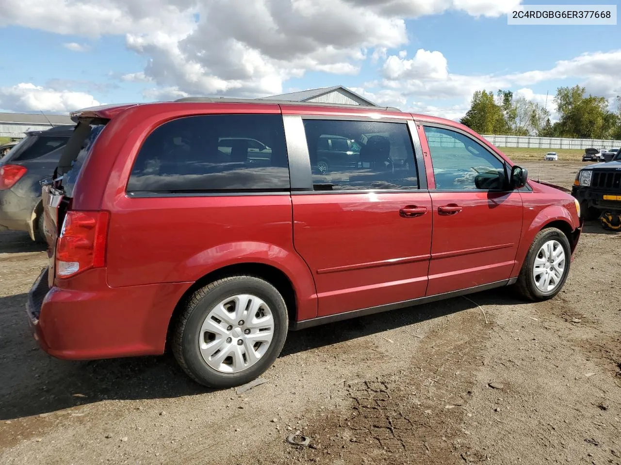 2C4RDGBG6ER377668 2014 Dodge Grand Caravan Se