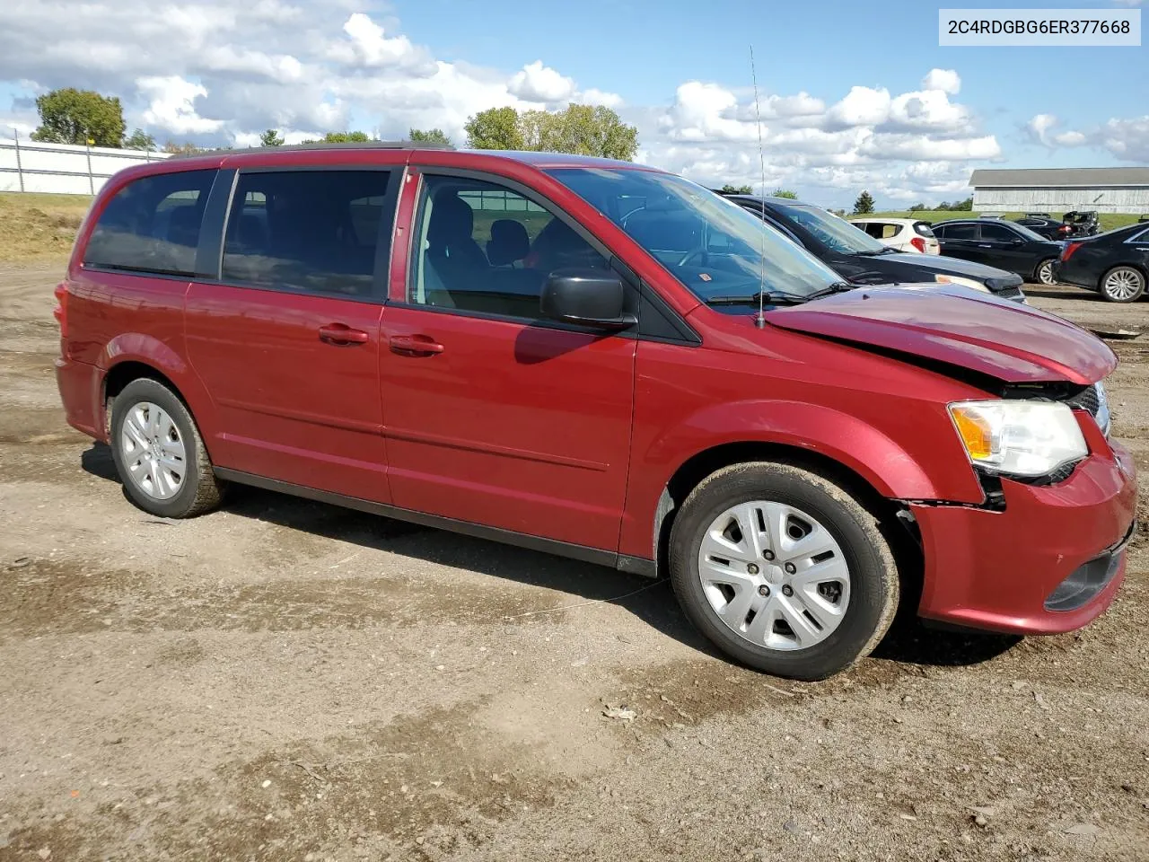 2C4RDGBG6ER377668 2014 Dodge Grand Caravan Se