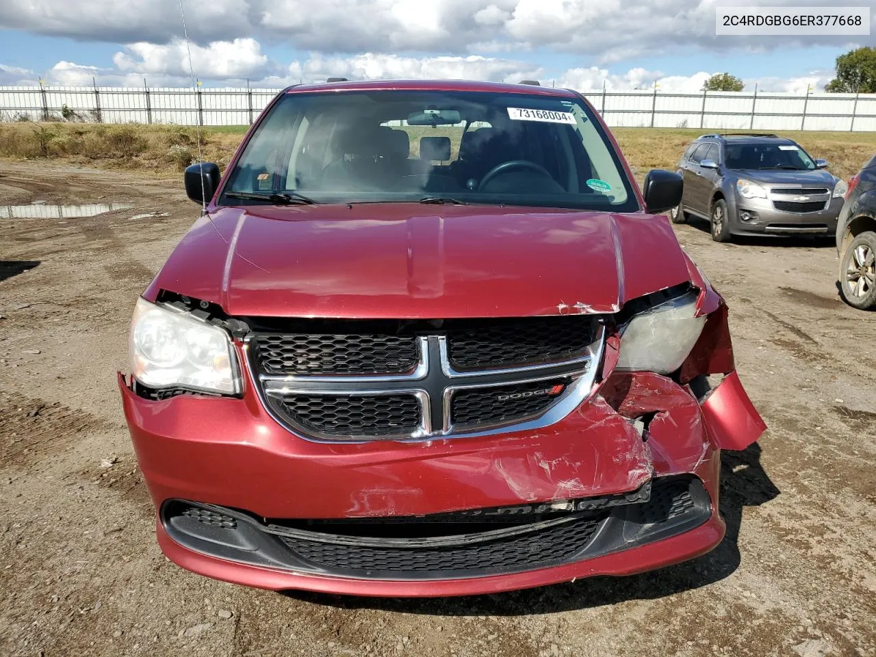 2C4RDGBG6ER377668 2014 Dodge Grand Caravan Se