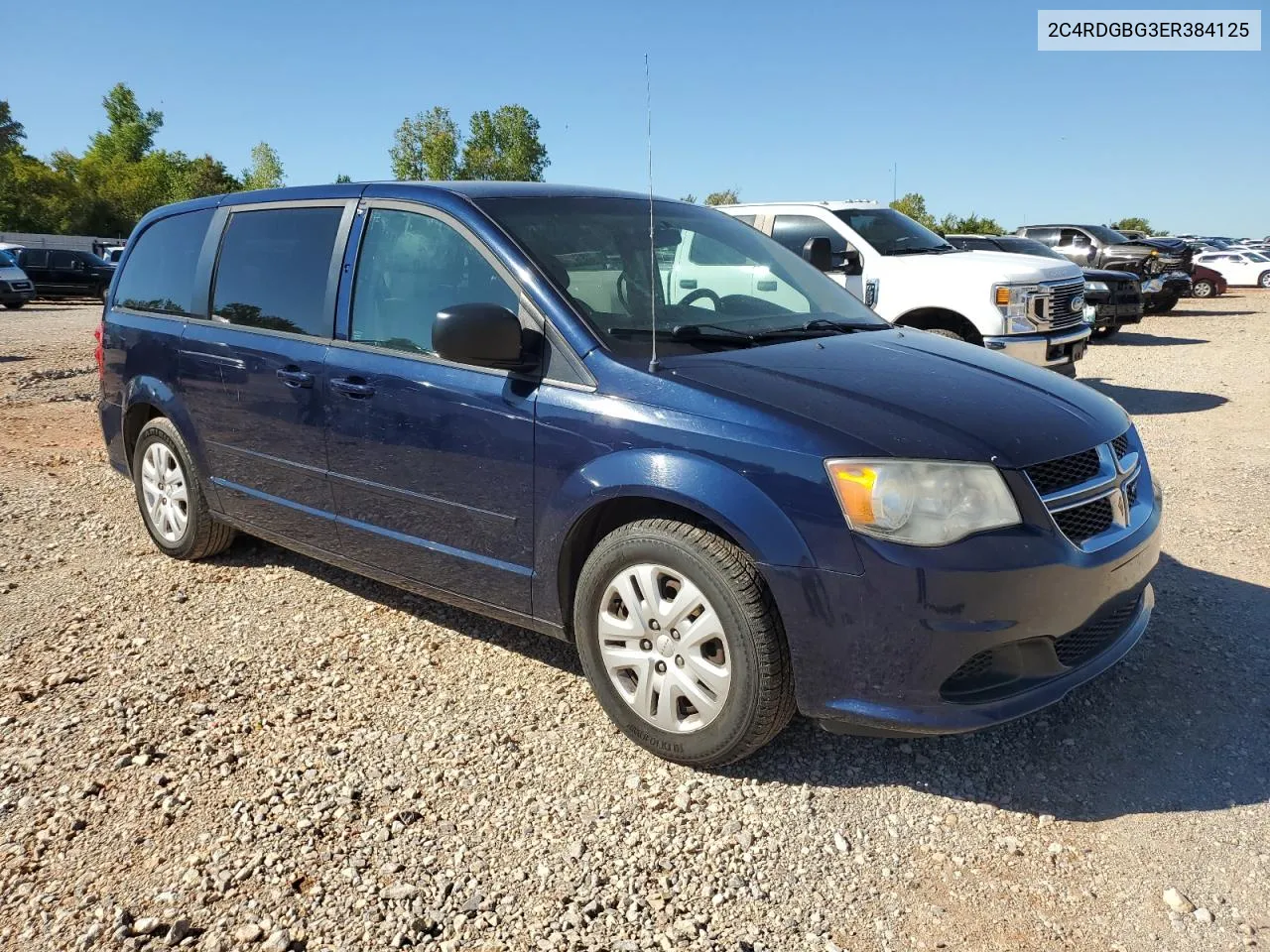 2C4RDGBG3ER384125 2014 Dodge Grand Caravan Se