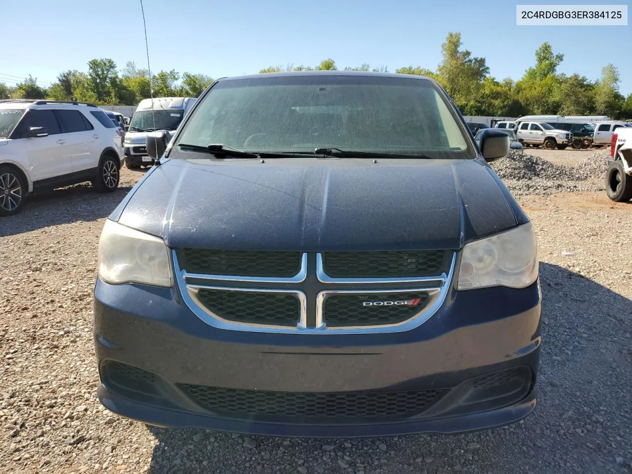 2014 Dodge Grand Caravan Se VIN: 2C4RDGBG3ER384125 Lot: 73246544